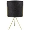 B&M Leaf Embossed Planter On Gold Stand - Black 1 B&M Leaf Embossed Planter On Gold Stand - Black -Addis Homedecor Store 393073 ceramic leaf emboss planter on gold stand black