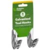 Gardeners Corner Galvanised Tool Hooks 8pk -Addis Homedecor Store 393143 8pk galvanised tool hooks