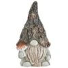 B&M Solar Rustic Gonk Gnome Ornament - Mushroom -Addis Homedecor Store 393242 solar rustic gonk gnome ornament mushroom 2