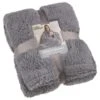 Home Essentials Teddy TV Blanket - Charcoal -Addis Homedecor Store 393425 home essentials teddy tv blanket charcoal 5