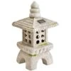 B&M Rustic Pagoda Ornament With Solar LED -Addis Homedecor Store 393435 rustic pagoda ornament with solar led 2
