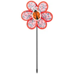 B&M Garden Windmills 3pk -Addis Homedecor Store 393686 girls windmills 3pk ladybird