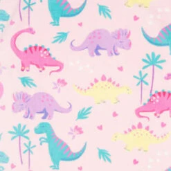 B&M Children's Beach Towel - Dinosaur -Addis Homedecor Store 393914 childrens beach towel pink dinosaur 3