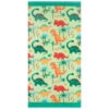 B&M Children's Beach Towel - Green Dinosaur -Addis Homedecor Store 393915 childrens beach towel green dinosaur 2