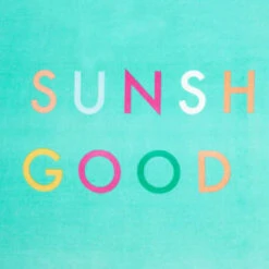 B&M Adult's Beach Towel - Sunshine & Good Times -Addis Homedecor Store 393919 adult slogan beach towel sunshine and good times 3