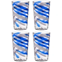 B&M Ocean Air Swirl Tumblers 4pk