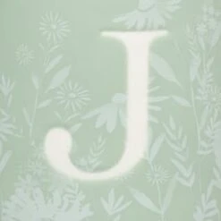 B&M Floral Alphabet Mug (Assorted) -Addis Homedecor Store 394397 floral alphabet mug green j 2