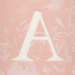 B&M Floral Alphabet Mug (Assorted) -Addis Homedecor Store 394397 floral alphabet mug pink a 2