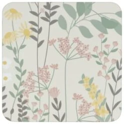 B&M Floral Placemat & Coaster Set 8pc -Addis Homedecor Store 394455 floral placemat and coaster set 8pc 3