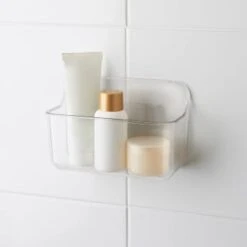 B&M Clear Mount Bathroom Caddy