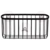 B&M Black Suction Wire Basket -Addis Homedecor Store 394587 wire suction basket