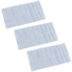 Retreat Knitted Face Cloths 3pk - Light Blue 5 Retreat Knitted Face Cloths 3pk - Light Blue -Addis Homedecor Store 394647 3pk retreat face cloths light blue