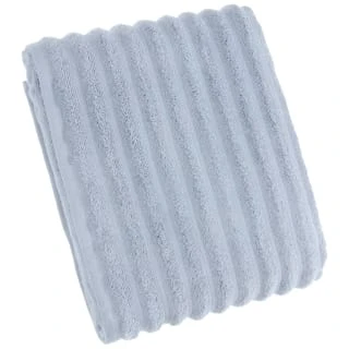 Retreat Knitted Bath Sheet - Light Blue 3 Retreat Knitted Bath Sheet - Light Blue