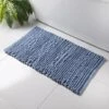 Retreat Knitted Bath Mat 50 X 80cm - Blue -Addis Homedecor Store 394657 retreat knitted bathmat blue