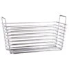 B&M Chrome Rectangle Basket -Addis Homedecor Store 394686 chrome rectangle basket