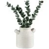 B&M Stone White Vase With Plants