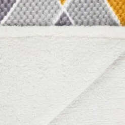 B&M Simply Geo Waffle Throw - Ochre -Addis Homedecor Store 394916 simply geo waffle throw ochre 4