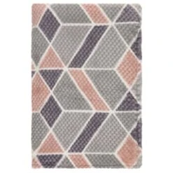 Simply Geo Blush Waffle Throw -Addis Homedecor Store 394918 simply geo blush waffle throw 3