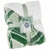 B&M Simply Geo Waffle Throw - Green -Addis Homedecor Store 394920 simply geo waffle throw green