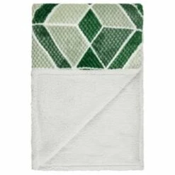 B&M Simply Geo Waffle Throw - Green 9 B&M Simply Geo Waffle Throw - Green -Addis Homedecor Store 394920 simply geo waffle throw green 3
