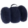 B&M Simply Teddy Navy Rolled Throw -Addis Homedecor Store 394931 teddy throw navy