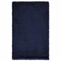 B&M Simply Teddy Navy Rolled Throw -Addis Homedecor Store 394931 teddy throw navy 4
