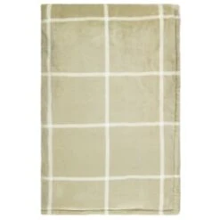 Winston Sage Check Sherpa Throw -Addis Homedecor Store 394950 winston sage check sherpa throw 2