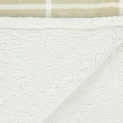 Winston Sage Check Sherpa Throw -Addis Homedecor Store 394950 winston sage check sherpa throw 4