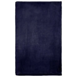 Navy Coral Fleece Throw -Addis Homedecor Store 394951 navy coral fleece 3