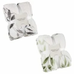 Winston Green Leaf Sherpa Throw -Addis Homedecor Store 394976 394948 winston leaf sherpa throw group 1