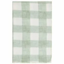 Simply Sage & Gingham Polar Fleece Throw 2pk 11 Simply Sage & Gingham Polar Fleece Throw 2pk -Addis Homedecor Store 395026 simply super soft throws 2pk sage gingham 2