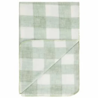 Simply Sage & Gingham Polar Fleece Throw 2pk 4 Simply Sage & Gingham Polar Fleece Throw 2pk - Image 2
