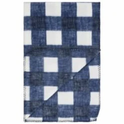 Simply Navy & Gingham Polar Fleece Throw 2pk -Addis Homedecor Store 395029 simply super soft throws 2pk navy gingham 3
