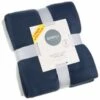 Simply Navy & Grey Polar Fleece Throw 2pk -Addis Homedecor Store 395030 simply super soft throws 2pk navy grey