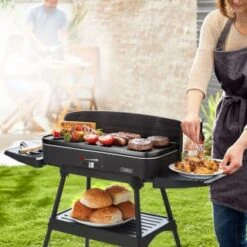 Tower Indoor/Outdoor Electric BBQ Grill -Addis Homedecor Store 395111 tower bbq detachable grill