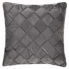 Basket Weave Charcoal Cushion -Addis Homedecor Store 395351 basket weave cushion charcoal