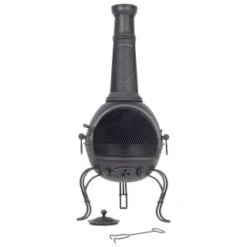 B&M La Hacienda Muricia Steel XL Chimenea 136cm
