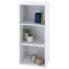 B&M Essentials 3 Tier Shelf - White -Addis Homedecor Store 395640 essentials 3 tier shelf white