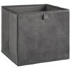 Lokken Velvet Storage Cubes 2pk - Grey -Addis Homedecor Store 395825 2pk velvet lokken storage cubes grey 4