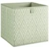Lokken Printed Storage Cubes 2pk - Sage Diamond 2 Lokken Printed Storage Cubes 2pk - Sage Diamond -Addis Homedecor Store 395843 2pk printed lokken storage cubes sage diamond 4