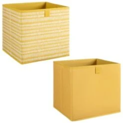 Lokken Mark Making Storage Cubes 2pk - Ochre -Addis Homedecor Store 395847 2pk lokken ochre storage cubes mark making 3