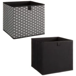 Lokken Mark Making Storage Cubes 2pk - Mono -Addis Homedecor Store 395850 2pk lokken mono storage cubes mark making 3