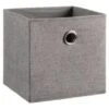Lokken Linen Storage Cubes 2pk - Grey -Addis Homedecor Store 395851 2pk linen lokken storage cubes grey 4