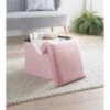 B&M Square Storage Cube - Pink -Addis Homedecor Store 395864 square cube pink