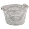 B&M Cara Rope Basket With Handle - Mono -Addis Homedecor Store 395882 cara rope basket mono