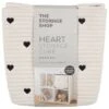 B&M Heart Shaped Storage Cube -Addis Homedecor Store 395923 heart shaped storage cube 2