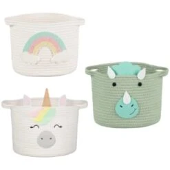 B&M Rope Basket - Unicorn -Addis Homedecor Store 395925 395925 395927 rope basket group 1