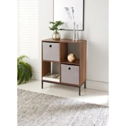 Lokken Teddy Storage Cubes 2pk - Grey -Addis Homedecor Store 395966 2pk teddy lokken grey