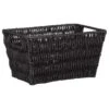 B&M Paper Rope Basket - Black -Addis Homedecor Store 395985 paper rope basket black