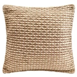 B&M Large Woven Cushion 59 X 59cm - Natural